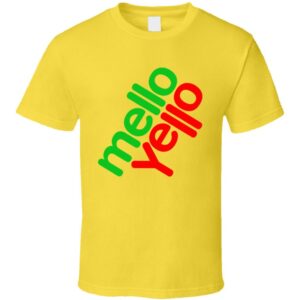 80's Retro Mellow Yellow T Shirt